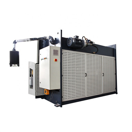 TP10S 100T 3200mm ហ្វ្រាំងចុច NC ឧបករណ៍បញ្ជាធារាសាស្ត្រ bender semi auto CNC press brake equipment