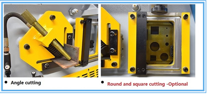 ម៉ាស៊ីនកាត់ដែកធារាសាស្ត្រ 60t Q35-16 ម៉ាស៊ីនកាត់ដែក ពត់កោង និងស្នាមរន្ធ