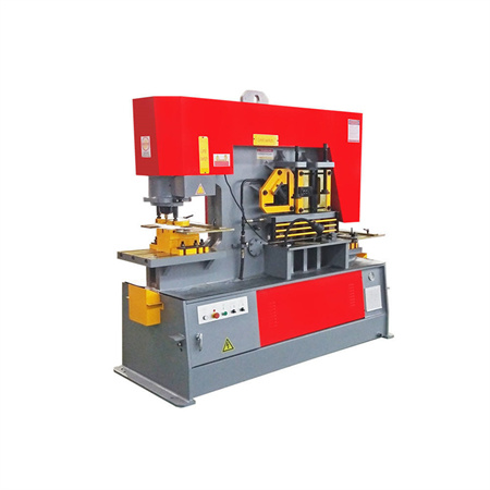 ជាងដែកចុចម៉ាស៊ីនដែកចិនដ៏មានអានុភាព Cnc Hydraulic Ironworker Punching Press Machine Price