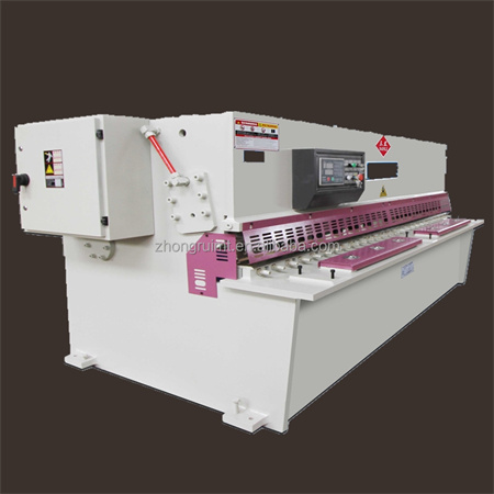 CNC Hydraulic cutter JOBESTsan ដែកសន្លឹកដែកអ៊ីណុកដែកសន្លឹកដែកដែលដំណើរការដោយម៉ាស៊ីនកាត់ដៃកាត់ Guillotine Shear