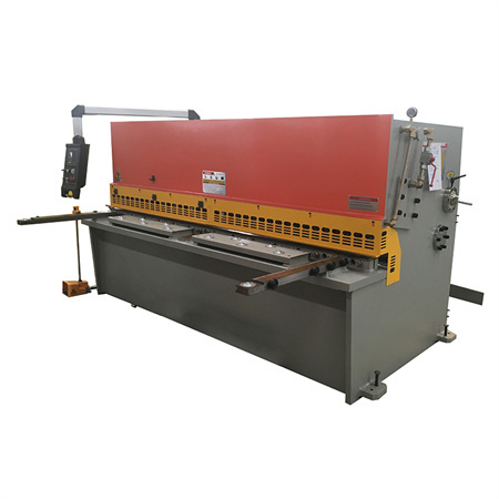 ភាពជាក់លាក់ខ្ពស់ សន្លឹកដែកធារាសាស្ត្រ Guillotine Shearing Cutting Machine CNC Control Hydraulic Shearing Machine ក្រុមហ៊ុនផលិត